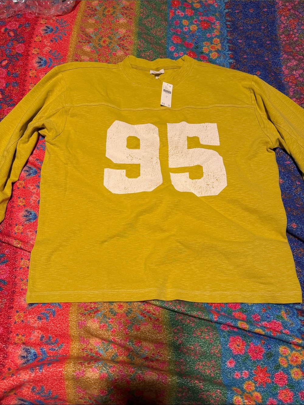 Pilcro 3/4 Sleeve Varsity Tee - Picture 6 of 10